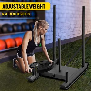 Sistema di Slitta per Allenamento di Potenza e Velocità - Attrezzatura per Esercizi di Spinta, Trazione e Trascinamento - Accessorio per Allenamento della Forza - Product Image 3