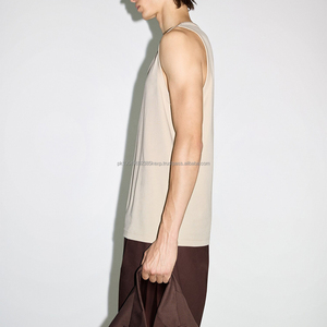 Vente en gros de débardeurs personnalisés avec logo, débardeurs de sport pour hommes de haute qualité pour impression puff, vêtements décontractés par sublimation - Product Image 5