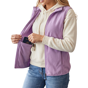 Chaleco de Forro Polar Cálido para Mujer, Sin Mangas, con Cierre Frontal, Forro Polar Suave, para Senderismo al Aire Libre, Uso Diario, Ropa Casual, Estilo Urbano, Precio Bajo - Product Image 5