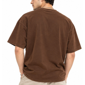 Camisetas Unisex de Algodón con Estampado Gráfico, 100% Algodón, 300 GSM, Estampado Puff, Pedidos al por Mayor, Proveedor de Ropa al por Mayor OEM ODM - Product Image 2