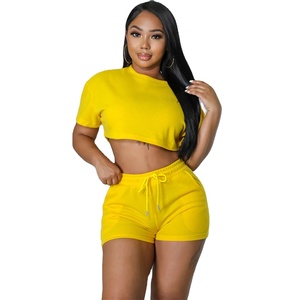 Custom Logo Summer New Women Clothes <b>Tie</b> Dye Casual Outfits Two Piece Short <b>Set</b> Activewear Sports Suits 2026 - Product Image 4