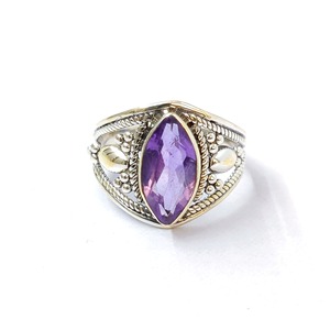2.6 Grams Fine Amethyst <b>Ring</b> Elegant Pendant <b>Necklace</b> Design - Product Image 1