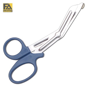Tijeras Quirúrgicas Manuales de Acero Inoxidable con Mango Azul para Operaciones Quirúrgicas, Instrumento de Clase I con Certificación CE - Product Image 1