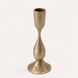 Handcrafted Antique <b>Brass</b> Iron Taper Candle <b>Holders</b> Iron <b>Candlestick</b> Set for Home Decor & Festive Dining Table Ornaments - Product Image 3