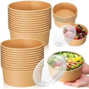 Great Quality Modern Pulp Moulded Disposable 750 ml <b>Container</b> Lid Oceanic Global OEM ODM Manufacturer Made India Sustainables - Product Image 4
