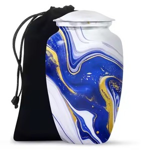 Urna Funeraria de Cuarzo Ágata Natural Dorada con Bolsa para Uso en Capilla, Suministro Directo de Fábrica - Product Image 5