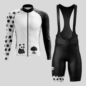 Ensemble de maillot de cyclisme vert et noir avec short à bretelles rembourré, manches courtes, design géométrique, uniforme de VTT avec logo personnalisé - Product Image 6