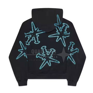 OEM Service Top Selling Best Design Men Rhinestone <b>Hoodies</b> Basics <b>Lightweight</b> Comfortable Men Rhinestone <b>Hoodies</b> - Product Image 2