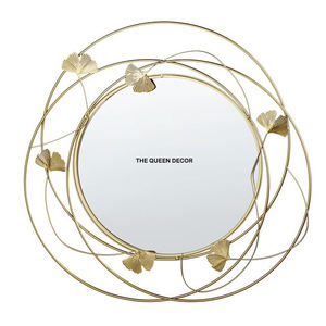 Miroir mural décoratif pour salon et chambre à coucher, prix bas, qualité exclusive, métal aluminium, style vintage - Product Image 5