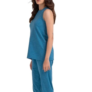 Camiseta sin Mangas Deportiva Informal para Mujer, de Jersey Sólido, Transpirable, de Secado Rápido, para Yoga, Ejercicio y Fitness - Product Image 4