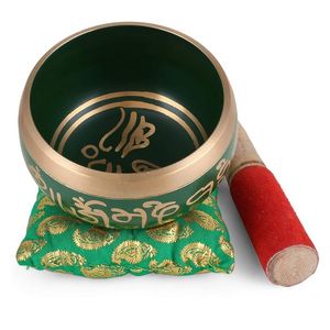 Cuenco Tibetano de Metal Tradicional con Diseño Artesanal para Sanación Espiritual y Práctica de Meditación, Proveedor Indio - Product Image 6