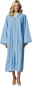 Túnica de Graduación Unisex para Adultos, Color Azul Claro, Poliéster, para Ceremonia Escolar - Product Image 6