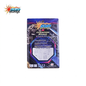 หัวเทียน SUN RACING MIO100 MO100-IGN001 สีน้ำเงินใหม่ วัสดุเบกาไลท์ แรงดันสูง 90 โวลต์ อะไหล่จุดระเบิดยามาฮ่า ผลิตในไต้หวัน - Product Image 6