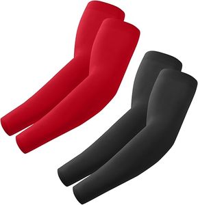 ปลอกแขนกีฬาบาสเก็ตบอลแบบบางสำหรับป้องกันรังสียูวี UPF 50 สำหรับทุกเพศ - Product Image 1