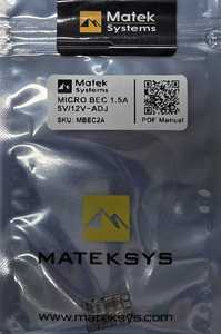 Régulateur de tension abaisseur Matek Micro BEC 1,5A 5V/12V à sortie réglable pour drone RC FPV - Product Image 4