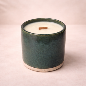 Vaso de Cerámica Moderno Hecho a Mano para Velas, Acabado Mate de Doble Tono, Doble Mecha, Larga Duración, Decoración de Lujo para el Hogar - Product Image 5