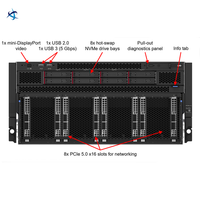 Serveur IA à refroidissement liquide SR780a V3 5U avec 8 GPU, processeur Intel Xeon de 5e génération, PCIe Gen5, calcul haute performance pour l'IA générative