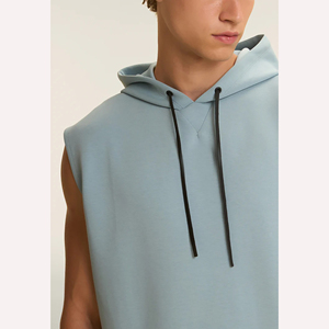 Sudadera sin mangas personalizada 2026 para hombre, oversize, anti-bolitas, 520 GSM, de felpa francesa, poliéster, para gimnasio, fitness y uso urbano. - Product Image 5
