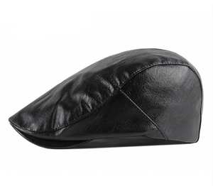 หมวกเบเร่ต์แฟชั่นผู้หญิง ทำจากวัสดุ PU  สามารถปรับแต่งสีและโลโก้ได้ - Product Image 2