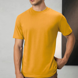 Camiseta de Manga Corta para Hombre, Uso Diario Informal, Tela Suave, Lisa, Personalizable, Fabricante Mayorista - Product Image 1