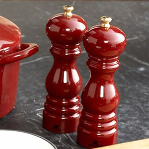 Moulin à sel et à poivre en laque rouge, nouveau design, couleur et taille personnalisées, moulin manuel à sel et à poivre, fabriqué en usine au Vietnam - Product Image 5