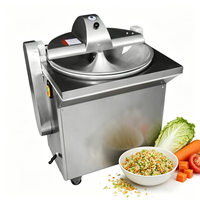 Industriële machine voor het snijden van kool, courgette, wortelen en aardappelen van roestvrij staal, elektrische groentesnijder
