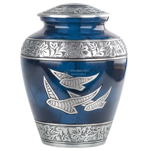 Elegant Indian Brass Urn <b>Decorative</b> <b>Vase</b> with Traditional Etched Floral Artwork for Tabletop Display Premium Golden Brass - Product Image 6