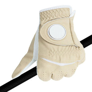 Gants de golf unisexes OEM de qualité supérieure en peau de mouton, fabriqués sur mesure pour la main droite, avec sangle de poignet réglable et fermeture auto-agrippante, légers - Product Image 6
