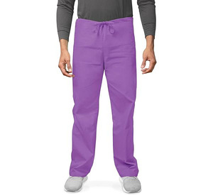 MANGOES FASHIONS Conjunto de uniforme médico unisex morado de algodón y poliéster tejido, que absorbe la humedad, para hospital y trabajo médico - Product Image 4