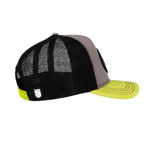 Gorra Trucker Verde Lima Gris con Logotipo Personalizado, Gorra de Malla de Alta Calidad con Cierre a Presión para Hombres y Mujeres, Ropa Deportiva - Product Image 2