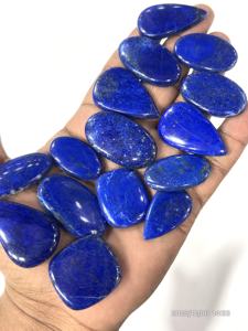 Lapis-lazuli bleu naturel, pierres précieuses brutes, cabochons, formes et tailles variées, environ 20 à 30 mm - Product Image 3