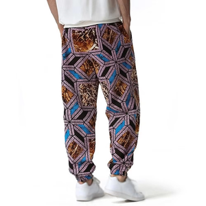 Pantalones Deportivos Casuales de Forro Polar para Hombre, Cierre con Cordón, Cintura Elástica, Puños en los Tobillos, Secado Rápido, Ecológicos, para Entrenamiento al Aire Libre - Product Image 6