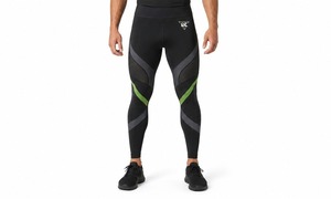Leggings de compression MMA pour hommes, longueur intégrale, taille mi-haute élastique, séchage rapide, respirants, pour yoga, gym et entraînement, durables - Product Image 1