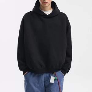 Custom <b>Men</b> <b>Hoodie</b> Unisex Thick Comfortable Stylish Drop Shoulder Heavyweight <b>Oversized</b> <b>Hoodie</b> Blank <b>Fleece</b> Hoodies - Product Image 5
