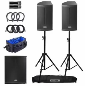 Top VEN-TIS X-PRO 112A Active 12 Inch Powered <b>Speakers</b> Pair with Compact 15 Inch <b>Subwoofer</b> Pack OEM/ODM 2-Year Warranty - Product Image 3
