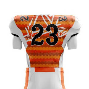 Conjunto de Uniforme de Fútbol Americano con Estampado de Corazón Morado Personalizado, Jersey y Pantalones con Impresión por Transferencia de Calor, 100% Poliéster Transpirable, OEM - Product Image 5