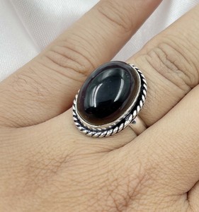 Vintage Labradorite Oval Silver Plated <b>Ring</b> Floral Pattern Bohemian Jewelry For <b>Women</b> Ready <b>Ring</b> For Shipping - Product Image 1