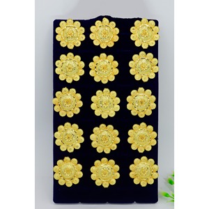 Wholesale Low Price Fashion <b>Rings</b> Dubai Copper 18K 24K Gold Plated <b>Finger</b> <b>Ring</b> Arabic Gold Flowers Wedding <b>Ring</b> for Women - Product Image 6