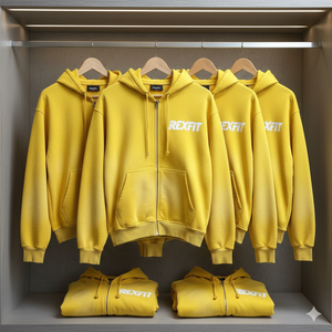 Meilleurs sweats à capuche zippés au design tendance, impression sérigraphique personnalisée, fabricant et fournisseur en gros de vêtements streetwear, sweats à capuche zippés effet délavé soleil - Product Image 1