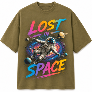 Camiseta Negra para Hombre con Estampado de Lobo Solitario, Manga Corta, Cuello Redondo, Corte Regular, Estilo Hip Hop, 100% Algodón Jersey, Impresión por Transferencia de Calor, Transpirable - Product Image 1