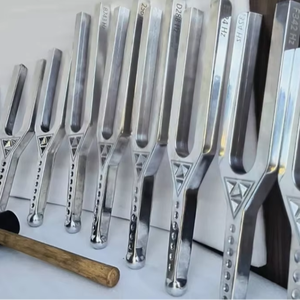 MARS MANUFACTURE Extra Large Giant Tuning Fork With Dna Key <b>Elevate</b> sound healing Tuning Forks SET OF 5.. - Product Image 1