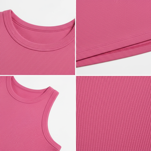 Camiseta sin mangas para mujer al por mayor, corte holgado, tacto suave, ropa casual de verano, producción OEM - Product Image 4