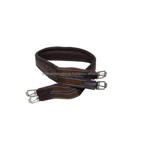 Elástico de doble extremo de circunferencia de caballo con logotipo personalizado de calidad superior con superposición de cuero Productos de caballo de gama alta - Product Image 1