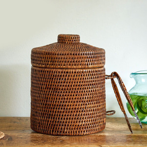 Excellent quality rattan cooler <b>box</b> with large capacity <b>soft</b> drinks & wine bottles chiller basket - Product Image 2