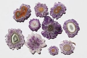 Wholesale Natural Hot Selling Grade Natural Amethyst Stalactites Slices for Jewelry Making - Product Image 4