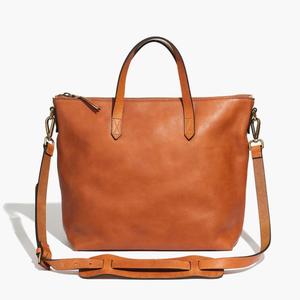 Customizable Genuine Leather Casual Handbags Custom Logo Printing Large Capacity Zipper Closure Waterproof Lightweight Luxury - Product Image 6