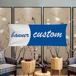 Promotional Product <b>Large</b> Personalized Print Four Corner Metal Copper Buckle Custom Banner - Product Image 2