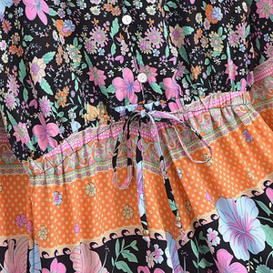 ชุดจั๊มสูทลายดอกไม้สำหรับผู้หญิงแฟชั่น - Product Image 4