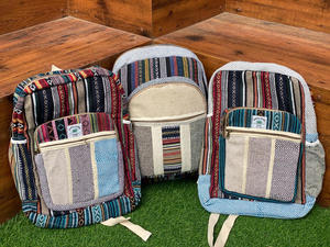 New Design Hemp <b>Laptop</b> <b>Bags</b> Sustainable Backpacks New Arrival Jute With Cotton Material Unisex Multi Uses Travel Backpacks - Product Image 2
