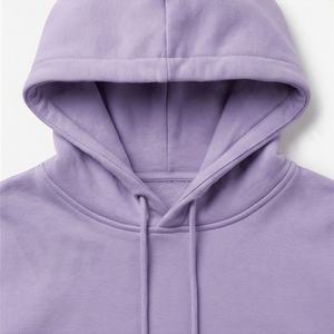 Sweat-shirt à capuche surdimensionné en molleton léger de haute qualité avec impression de logo personnalisée pour homme, streetwear premium - Product Image 4